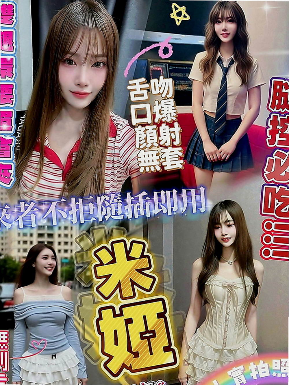 大安外約按摩：小嫻 |大眼甜心妹|169cm|42kg|E罩杯|19歲|清純的臉蛋 甜美的笑容 喜歡笑 聲音很甜妹喜歡嘟著小嘴